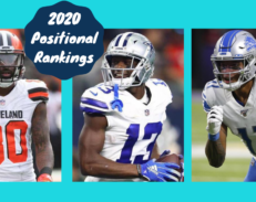 Fitz on Fantasy: 2020 Wide Receiver Rankings, 31-70